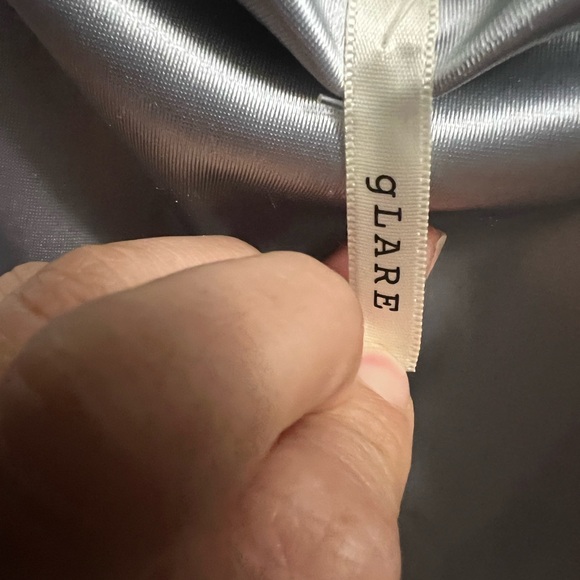 gLare Silver/ metallic mini cocktail dress - Picture 4 of 4